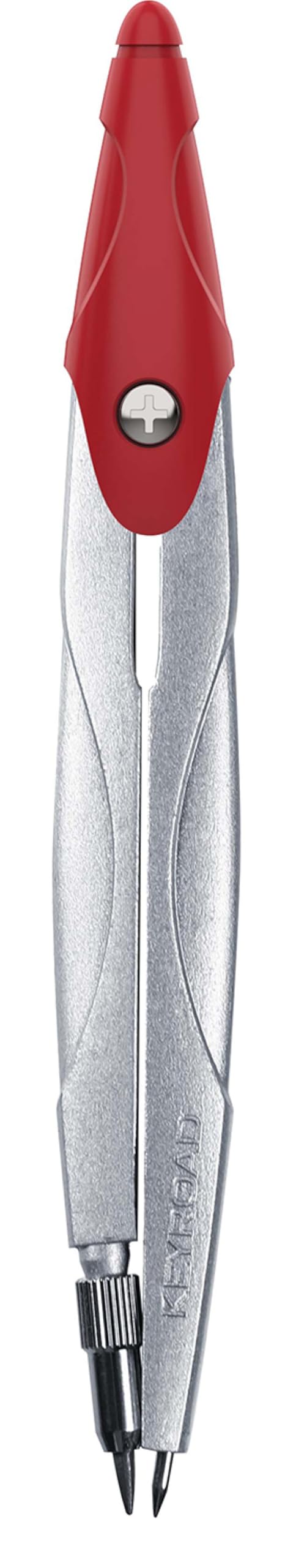 KEYROAD Zirkel/komfortabler Griff/ergonomisches Design/Kunststoffgehäuse/für Schüler/für die Schule/mit zusätzlichen Minen / 3 Farben / 20 Stück pro Packung 7