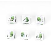 HDdais 10PCS 16MM D6 Dice Set 6 Sided Dice Set Turtle Pattern for D&amp;D RPG | Leather Storage Bag, DM Gift, for Dungeons and Dragons Role Playing Games