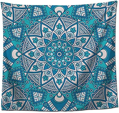 Zgqqq Indio Naranja Lotus Mandala Tapiz Alfombras Alfombras Pared