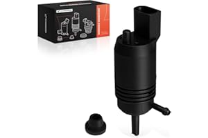 A-Premium Front or Rear Windshield Washer Pump Compatible with Chevrolet Silverado, Equinox, Malibu, Colorado, Volt & GMC Sierra, Terrain, Acadia, Canyon & Buick LaCrosse, Encore GX & Cadillac XT5