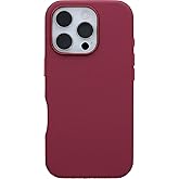 OtterBox iPhone 16 Pro Case – Premium Cactus Leather – Built-in MagSafe Magnets – Metal Buttons – Ultra-Slim – Raised Camera & Screen Protection – Non-Retail Packaging – Foxberry (Pink)