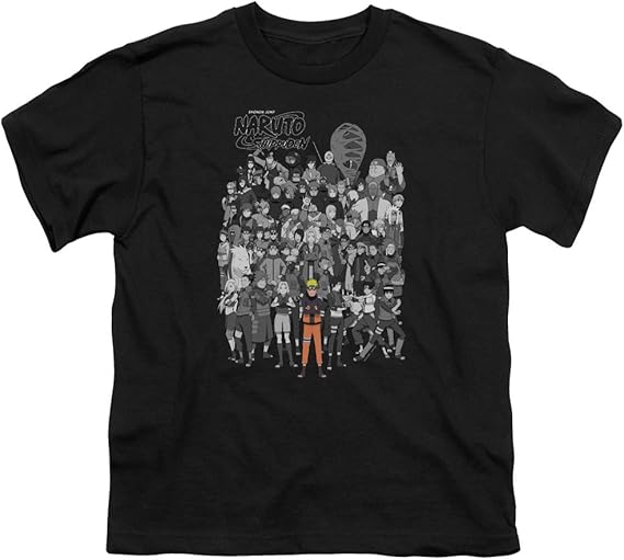 Amazon Naruto キャラクター ユニセックス ユース Tシャツ ボーイズ ガールズ Us サイズ Medium カラー ブラック Tシャツ カットソー 通販