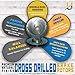 [Front Premium Brake Kit]-[2 Cross-Drilled Disc Brake Rotors & 4 Ceramic Brake Pads]-[UAP3500-D-Cer]