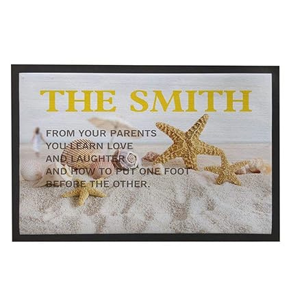Amazon Com Custom Doormats With Sayings Beach Door Mat