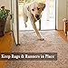 Rose Home Fashion Non-Slip Area Rug Pad 9 x 12 Ft - Protect Floors While Securing Carpet Rug and Making Vacuuming Easier 9' x 12', Whites (SYNCHKG114154)