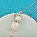 Cute Snowman Pendant Long Necklace for Women Pearl Jewelry Santa Claus