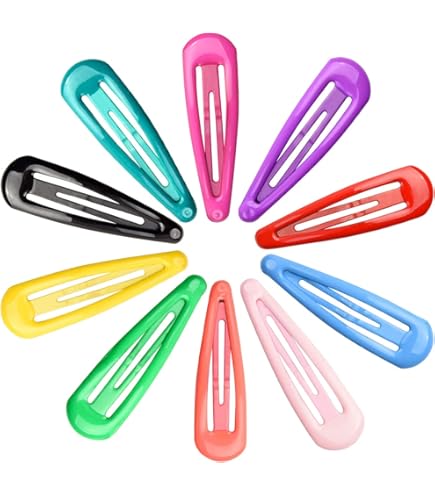 Colorful Snap Har Clps | No Slp Har Clp | Acrylc Har Clp | Snap - View #9