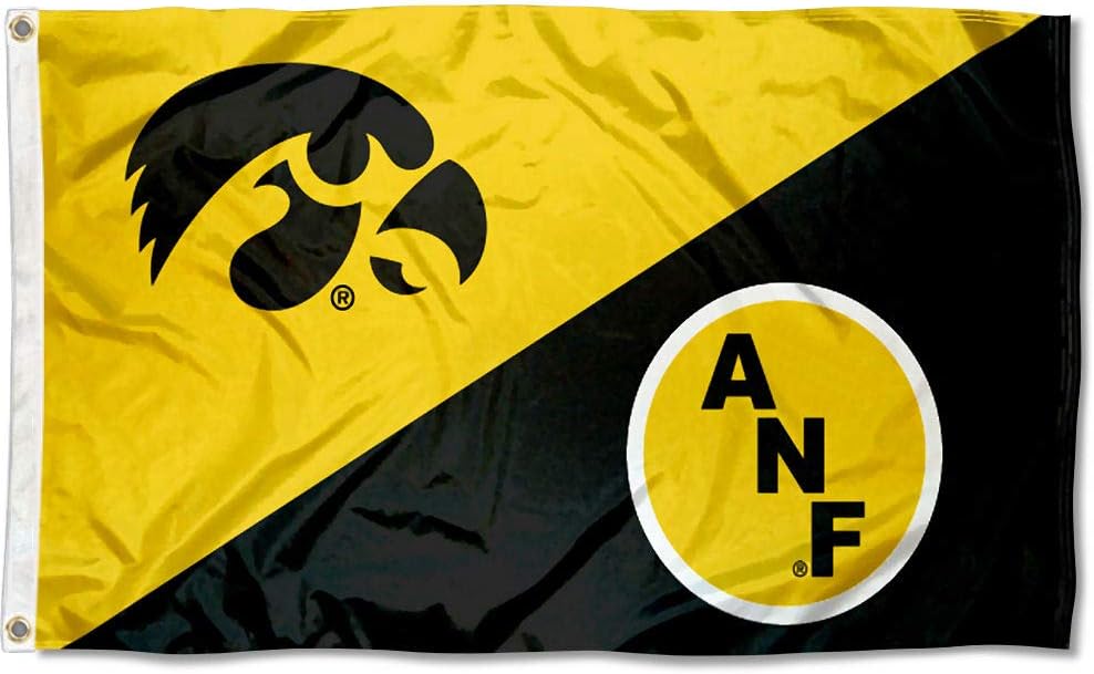 College Flags and Banners Co. Iowa Hawkeyes America Needs Farmers ANF Flag