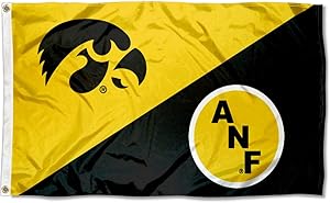 College Flags and Banners Co. Iowa Hawkeyes America Needs Farmers ANF Flag
