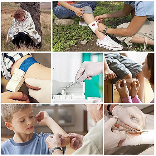 First Aid Kit Soft Case Molle Medical EMT Pouch Bag Waterproof for Home School Car Office Emergency Camping Hunting Sports