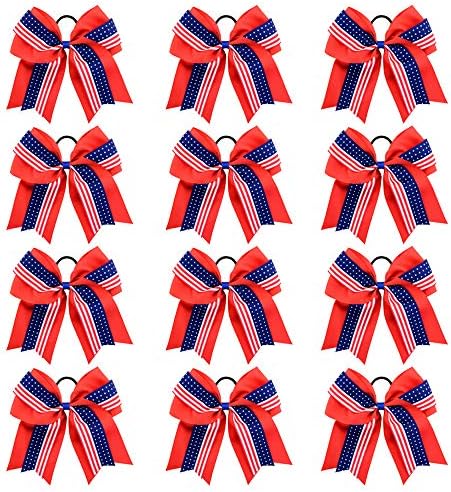 20 Pcs 6" or 8" Large Solid Bow Hairpin Girls Bows With Rope or Clip Hair Bows