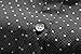 SSLR Mens Dress Shirts Polka Dot Short Sleeve Button Up Shirts for Men (X-Large, Black)