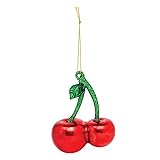 SunnyLife Women's Cherry Ornament, Red, One Size