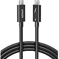 Anker USB C Cable,6.6FT Thunderbolt 4 USB C to USB C Certified Cable, 8K Display/40Gbps/100W Charging Cord for iPhone 16, Monitor Connection and More