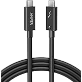 Anker USB C Cable,6.6FT Thunderbolt 4 USB C to USB C Certified Cable, 8K Display/40Gbps/100W Charging Cord for iPhone 16, Mon