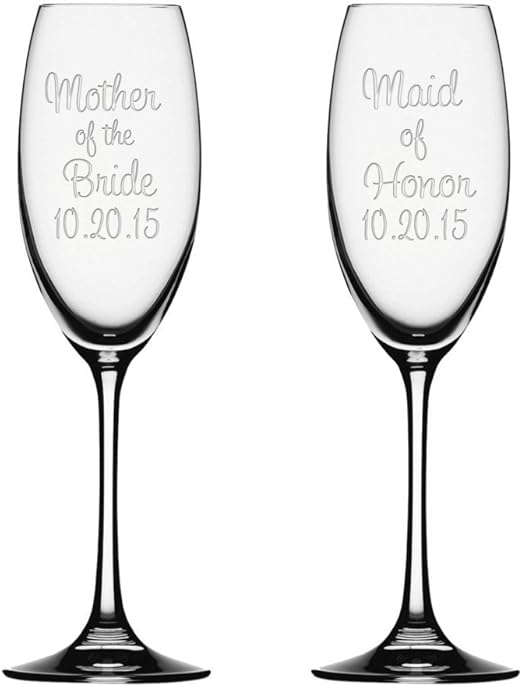 mother of the bride champagne flute