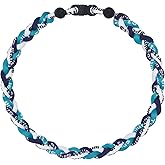 SUPBOMM Baseball Rope Necklaces, League Team Colors Braided Necklace, Baseball Team Gifts