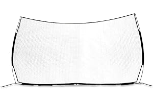 CRANKSHOOTER Lacrosse Backstop - Pop-Up Backstop for Training and Practice - Heavy Duty Training Equipment - 21' x 11' Collapsible Barrier Wall - Easy Setup & Take Down - Includes Travel Case