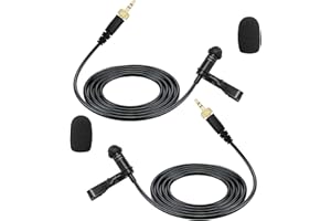SPTSSWET Lavalier Microphone for Sennheiser Wireless Transmitter for Rode Radio Transmitter Omnidirectional Condenser Wired M