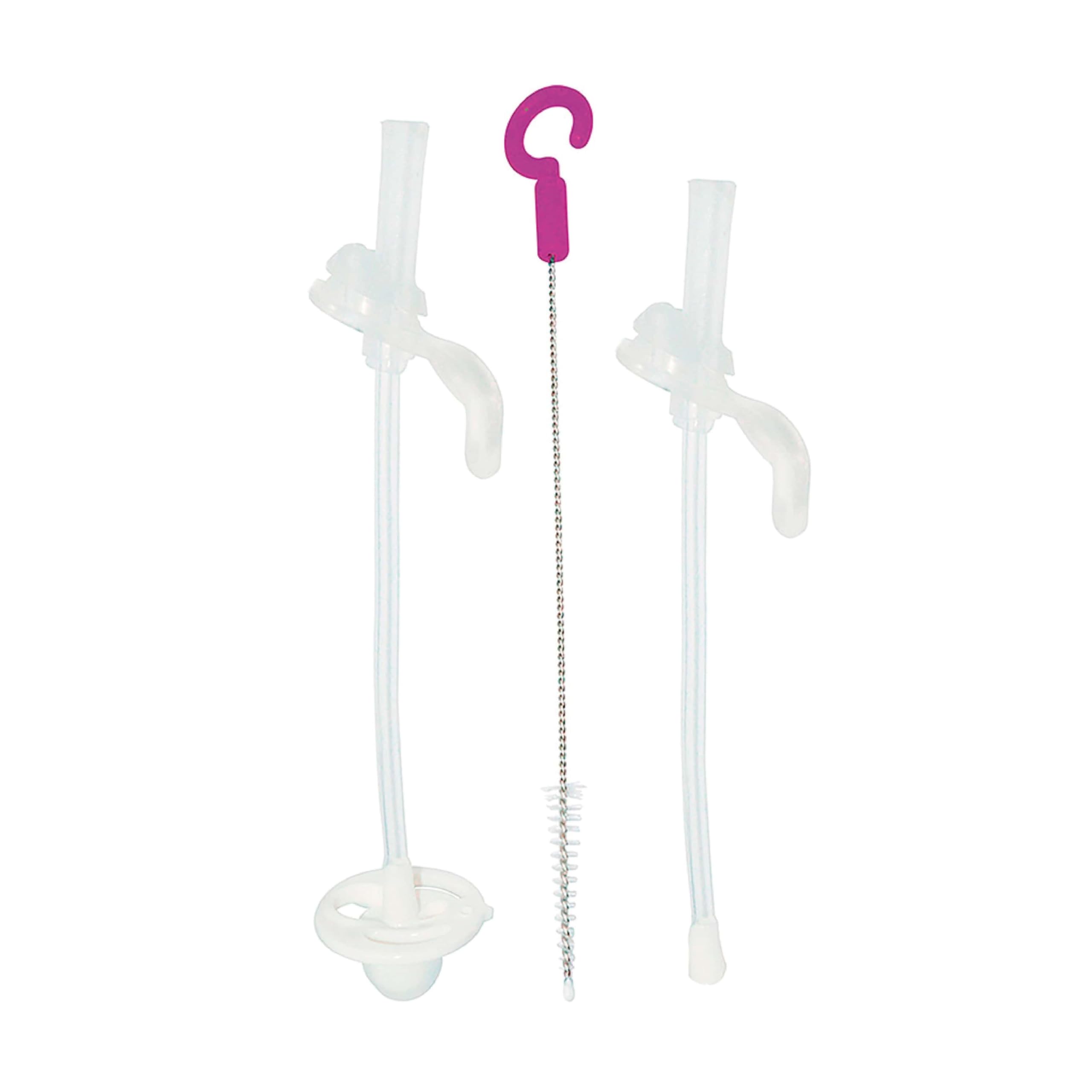 b.box Sippy Cup Replacement Straw Pack: Includes 1 Replacement Straw with Weight, 1 Cleaning Brush, Fits b.box Sippy Cups