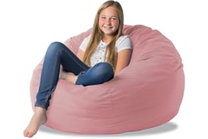 DAFFTOS Bean Bag Cover for Organizing Children Plush Toys or Memory Foam Stuffed Animal Bean Bag Storage Soft Washable Premium Corduroy Organizer Keep Room Clutter Stuffable (Without Filling) X-Large