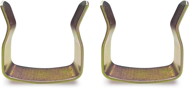 Just Accessories Metal U Clips for Divan & Ottoman Bed Bases - Steel