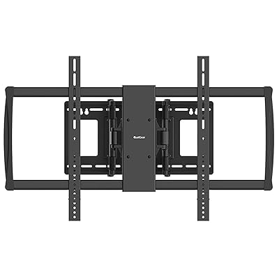 QualGear Heavy Duty Full Motion TV Wall Mount for 60&quot;-100&quot; Flat Panel and Curved TVs, Black (QG-TM-092-BLK) [UL Listed]