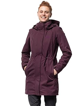 Jack Wolfskin Damen Ottawa Coat 3-in-1-mantel Wasserdicht Winddicht Atmungsaktiv 3in1-jacke