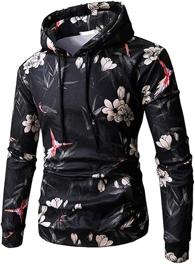 floral print hoodie