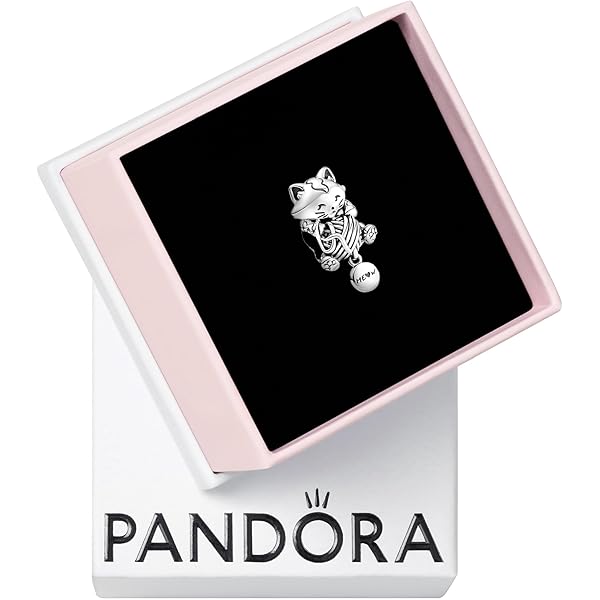 Amazon.com: PANDORA Sparkling Paw Print & Heart Charm - Compatible