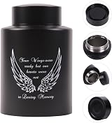 Youdear Memorials Angel Wings Medium Keepsake Urn Black Wings view 2