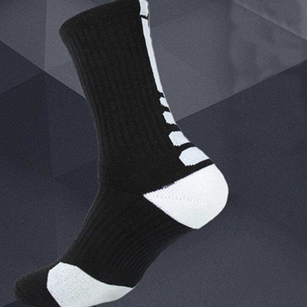 Junecat Thicken Towel Men Socks Sport Professional Basketball Elite Sock Basketball Sport Socks Cycling Bicycle Bike Socks