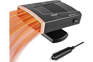 Car Heater 12V 200W Windshield Defroster and Defogger, Car Vehicle Fan Defogger with 2 in 1 Fast Heating and Cooling Function