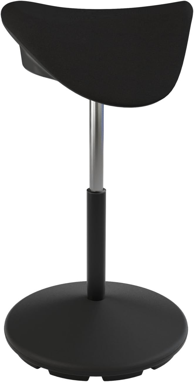 Varier Motion Modern Office Chair, Support for Height Adjustable Desk Dark Grey Base and