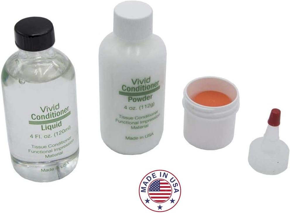 Vivid Denture Tissue Conditioner Kit - Functional Impression Material