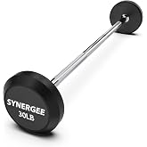 Synergee Fixed Barbell &ndash; Pre Weighted Straight Steel Bar