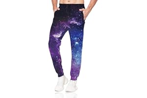 Belovecol Men Women 3D Casual Active Sports Joggers Pants Trousers Sweatpants