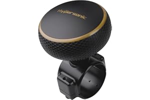 Hypersonic Large Steering Wheel Knob, Smooth Power Handle Spinner Knob Universal Steering Wheel Accessories for Forklift, Tru