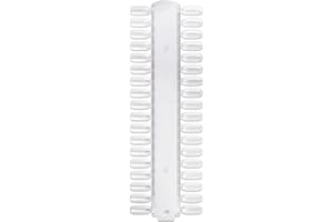 PANA 10 Palettes Beauticom 36 Nail Tips Display Board for Nail Art Design Pattern Practice and Swatch Nail Polish Colors (36 Tips Palette (Clear), 10 Pieces)