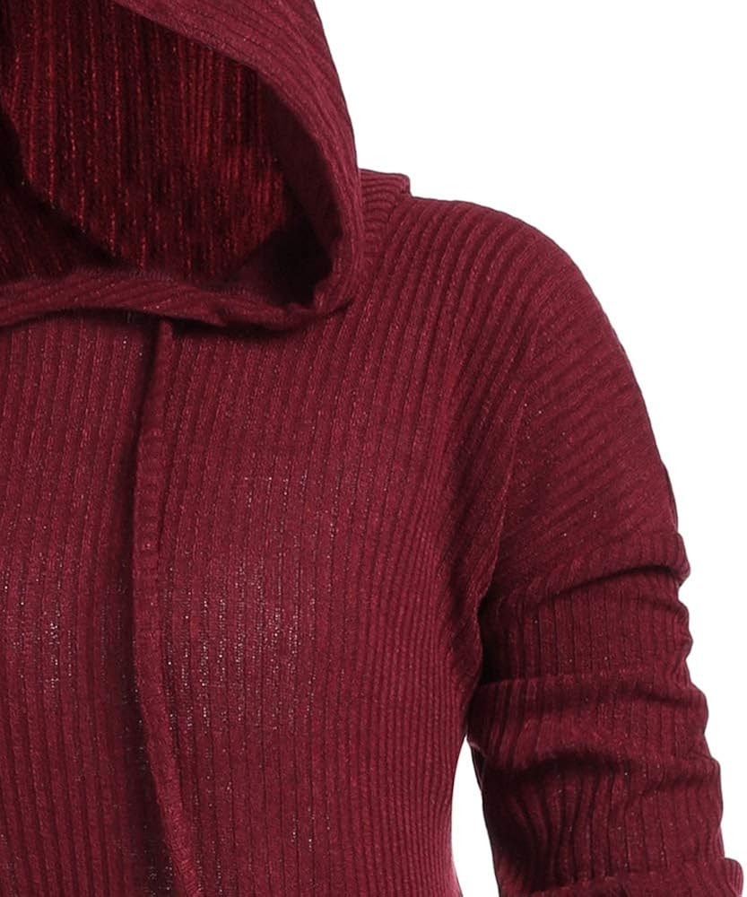 hooded plus size high low sweater