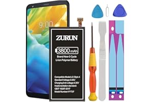 ZUEUS LG Stylo 4 Battery Upgraded ZURUN 3800mAh Li-Polymer Battery BL-T37 Replacement for LG Stylo 4 Q710 Q710AL Q710MS Q710TS Q710CS Q710AL Q710US with Repair Replacement Kit Tools.