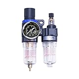 1/4" Compressor Air Filter Air Pressure Regulator