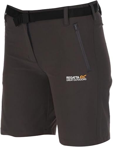 womens grey walking shorts