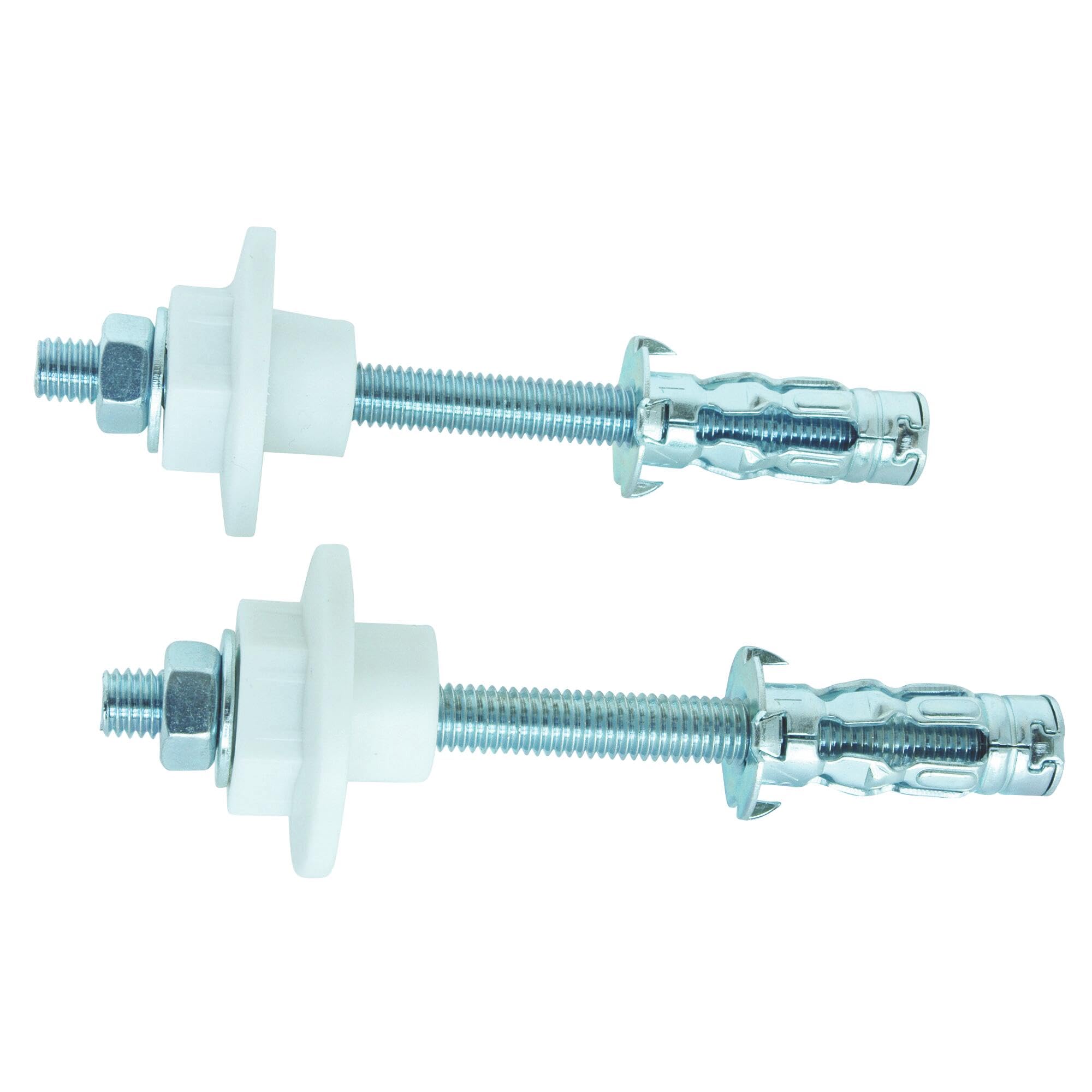 SOMATHERM FOR YOU 5838-37 Fixing 8 x 36 Set of Support Fasteners, 2 Empty Sink dowels + 8 x 36 mm, Gray