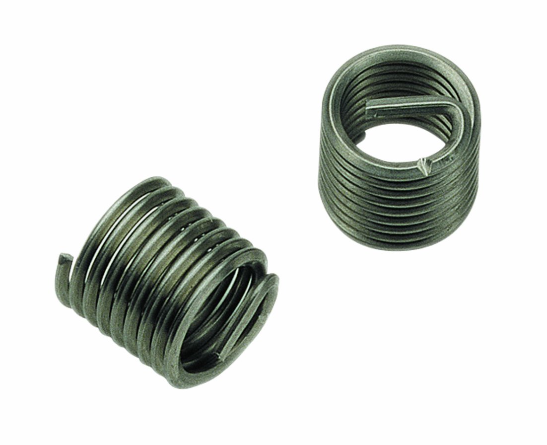 V-Coil 07307 1.5D Wire Thread Inserts, 0 V, Silver, M4 x 0.7 mm, Set of 100 Piece