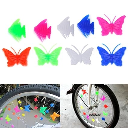 Amazoncom Scastoe New 26 Pcs Wheel Spoke Colorful