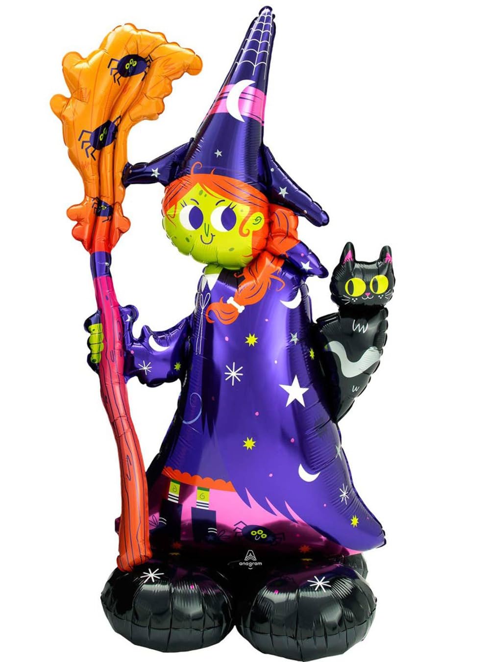 Amscan Anagram 4241811 - Halloween Scary Witch AirLoonz Air-filled Foil Balloon - 55"