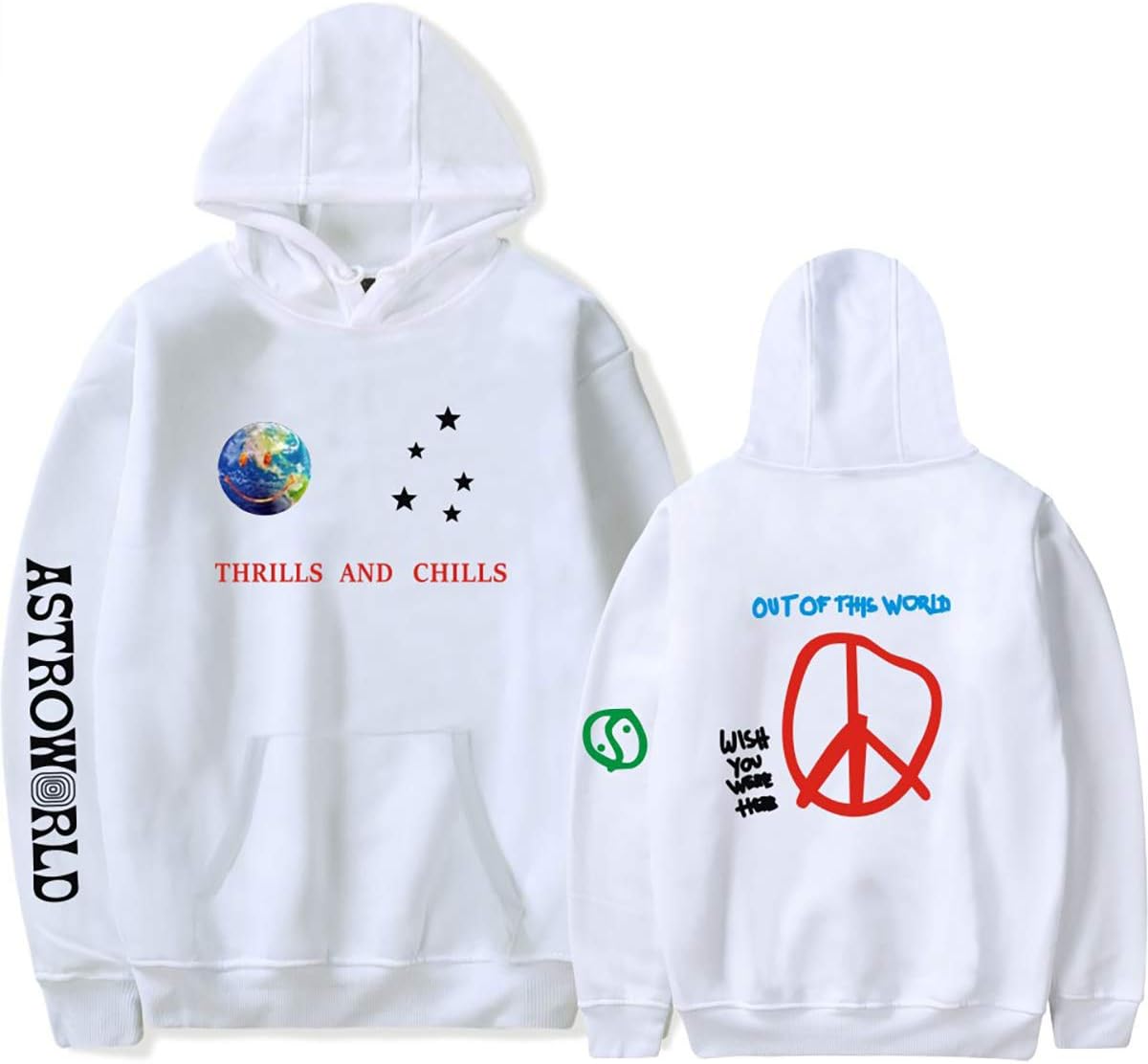 longjia917024 ASTR-OWORLD Unisex 3D Fashion Print Pullover Hoodie Hooded Sweatshirt