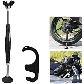 Universal Motorcycle Wheel Stand Lift Trail Stand for Most Dirt Pit Bikes | Adjustable and Portable Dirt Bike Wheel Lift Stand (Length Adjustment Range:29CM/ 11.41IN-42CM/ 16.53IN)-Black