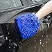 Relentless Drive Car Wash Mitt & Sponge, Chenille Microfiber Mitt, Scratch & Lint Free, Ultra Absorbent, Blue, Large (2 Pack, 8